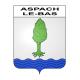 Aspach-le-Bas 68 ville sticker blason écusson autocollant adhésif