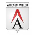 Stickers coat of arms Attenschwiller adhesive sticker