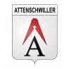 Attenschwiller 68 ville sticker blason écusson autocollant adhésif