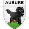 Aubure Sticker wappen, gelsenkirchen, augsburg, klebender aufkleber