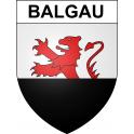 Balgau 68 ville sticker blason écusson autocollant adhésif