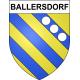 Ballersdorf 68 ville sticker blason écusson autocollant adhésif