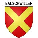 Stickers coat of arms Balschwiller adhesive sticker