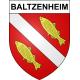 Pegatinas escudo de armas de Baltzenheim adhesivo de la etiqueta engomada