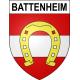 Stickers coat of arms Battenheim adhesive sticker