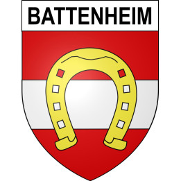Stickers coat of arms Battenheim adhesive sticker