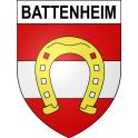 Battenheim 68 ville sticker blason écusson autocollant adhésif