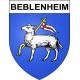 Stickers coat of arms Beblenheim adhesive sticker