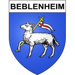 Beblenheim Sticker wappen, gelsenkirchen, augsburg, klebender aufkleber