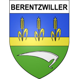 Stickers coat of arms Berentzwiller adhesive sticker