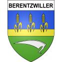 Stickers coat of arms Berentzwiller adhesive sticker