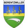Berentzwiller Sticker wappen, gelsenkirchen, augsburg, klebender aufkleber