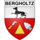 Bergholtz Sticker wappen, gelsenkirchen, augsburg, klebender aufkleber