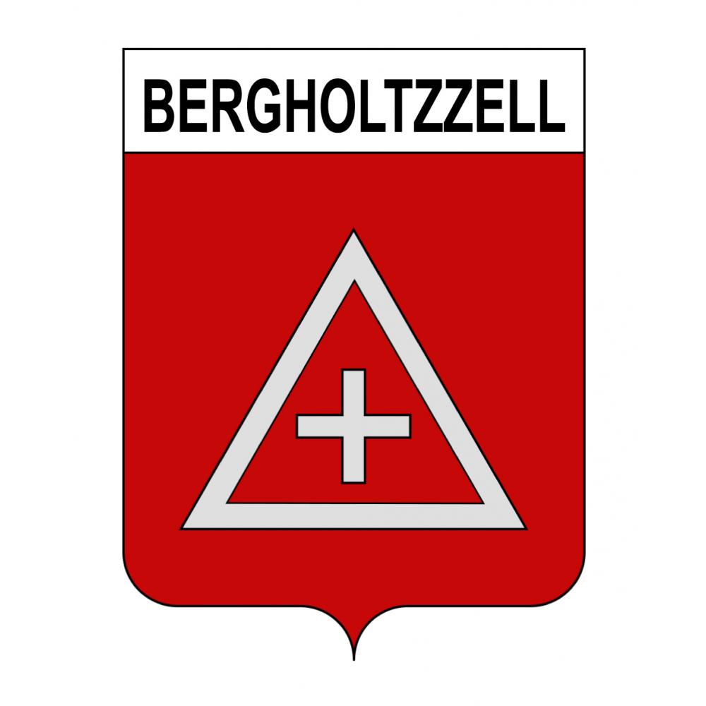 Stickers coat of arms Bergholtzzell adhesive sticker