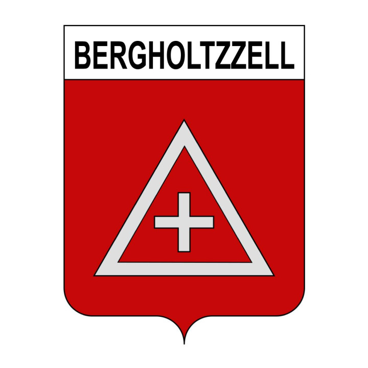 Bergholtzzell 68 ville sticker blason écusson autocollant adhésif