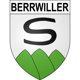 Stickers coat of arms Berrwiller adhesive sticker