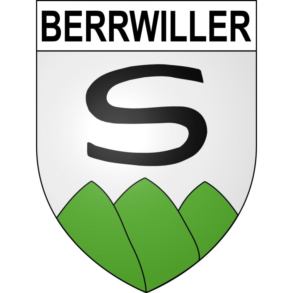 Berrwiller Sticker wappen, gelsenkirchen, augsburg, klebender aufkleber