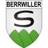 Berrwiller 68 ville sticker blason écusson autocollant adhésif