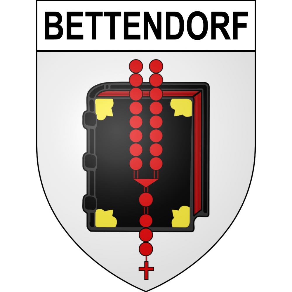 Bettendorf Sticker wappen, gelsenkirchen, augsburg, klebender aufkleber
