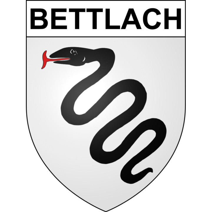 Bettlach 68 ville sticker blason écusson autocollant adhésif
