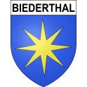Stickers coat of arms Biederthal adhesive sticker