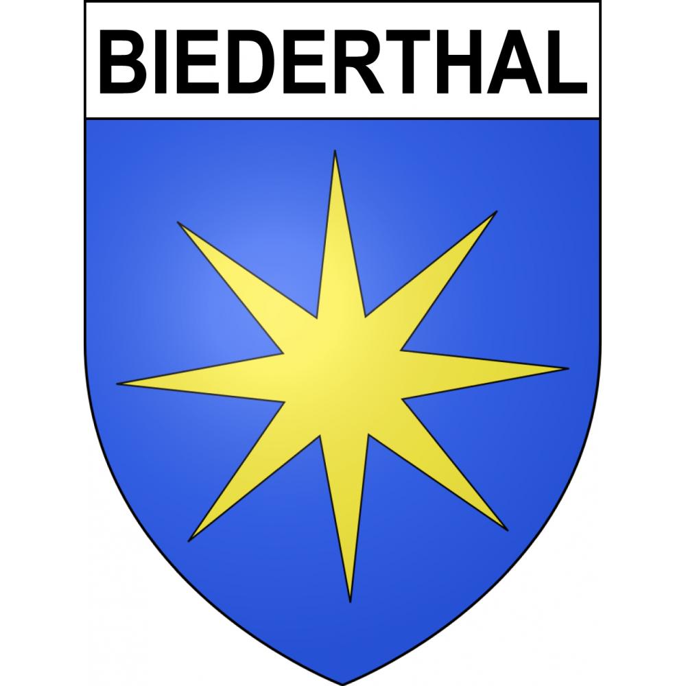 Stickers coat of arms Biederthal adhesive sticker