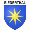 Biederthal Sticker wappen, gelsenkirchen, augsburg, klebender aufkleber