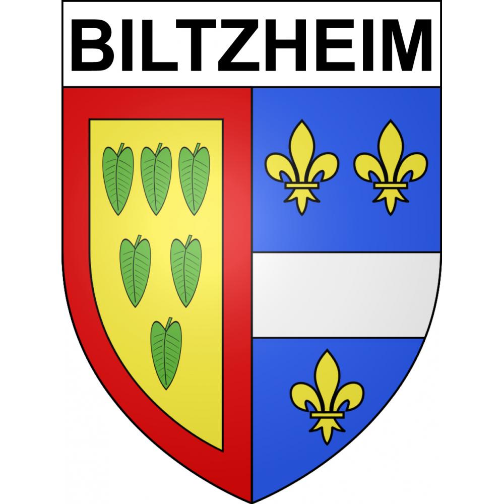 Biltzheim 68 ville sticker blason écusson autocollant adhésif