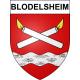 Blodelsheim 68 ville sticker blason écusson autocollant adhésif