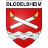 Blodelsheim Sticker wappen, gelsenkirchen, augsburg, klebender aufkleber