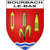 Adesivi stemma Bourbach-le-Bas adesivo