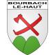 Stickers coat of arms Bourbach-le-Haut adhesive sticker