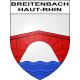 Breitenbach-Haut-Rhin 68 ville sticker blason écusson autocollant adhésif