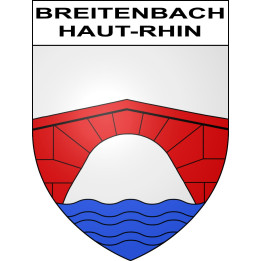 Breitenbach-Haut-Rhin Sticker wappen, gelsenkirchen, augsburg, klebender aufkleber