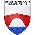 Stickers coat of arms Breitenbach-Haut-Rhin adhesive sticker