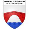Adesivi stemma Breitenbach-Haut-Rhin adesivo