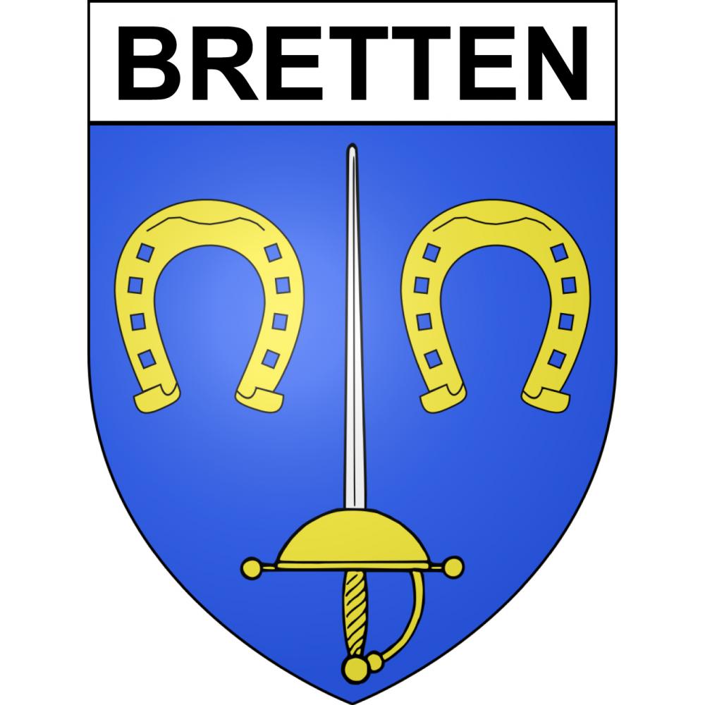 Bretten 68 ville sticker blason écusson autocollant adhésif