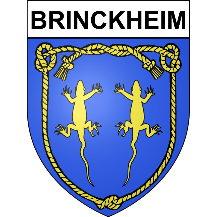 Brinckheim Sticker wappen, gelsenkirchen, augsburg, klebender aufkleber
