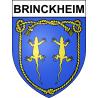 Brinckheim 68 ville sticker blason écusson autocollant adhésif