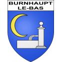 Stickers coat of arms Burnhaupt-le-Bas adhesive sticker