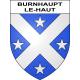 Pegatinas escudo de armas de Burnhaupt-le-Haut adhesivo de la etiqueta engomada