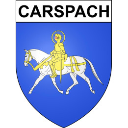 Stickers coat of arms Carspach adhesive sticker