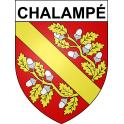 Stickers coat of arms Chalampé adhesive sticker