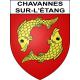 Stickers coat of arms Chavannes-sur-l'Étang adhesive sticker