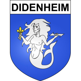 Stickers coat of arms Didenheim adhesive sticker