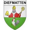 Stickers coat of arms Diefmatten adhesive sticker