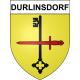 Durlinsdorf Sticker wappen, gelsenkirchen, augsburg, klebender aufkleber
