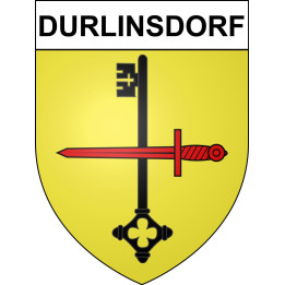 Durlinsdorf Sticker wappen, gelsenkirchen, augsburg, klebender aufkleber