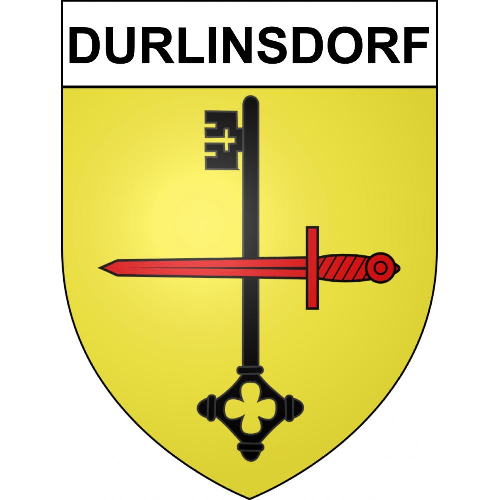 Durlinsdorf Sticker wappen, gelsenkirchen, augsburg, klebender aufkleber