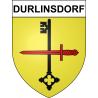 Durlinsdorf 68 ville sticker blason écusson autocollant adhésif